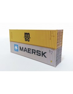 Set 2 containers MAERSK y MSC N