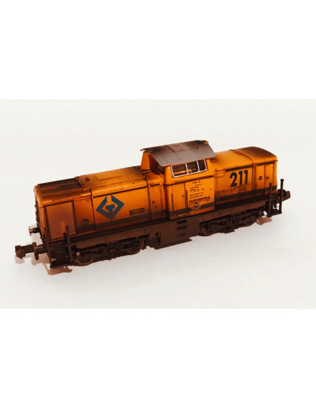 Diesel locomotive V211 Guinovart DCC weathered Ep VI N