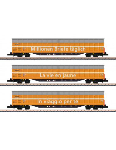 Swiss Postal System sliding wall wagons Ep VI Z