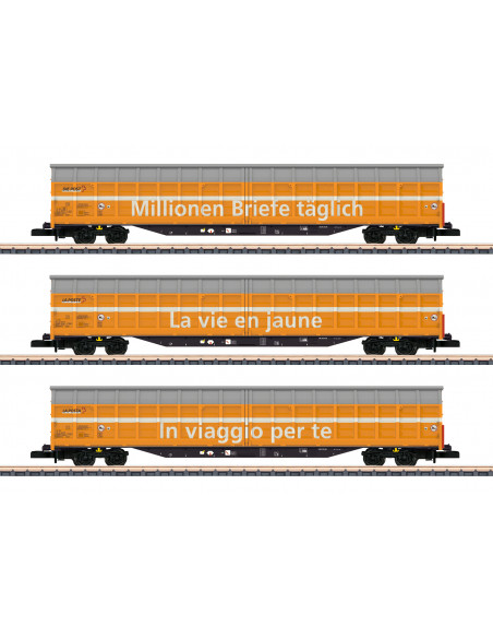 Swiss Postal System sliding wall wagons Ep VI Z