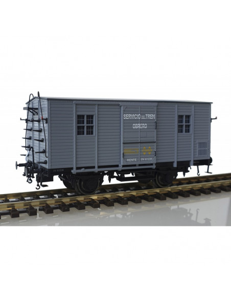 Furgon Servicio de tren Obrero Renfe DV61226 Ep III HO