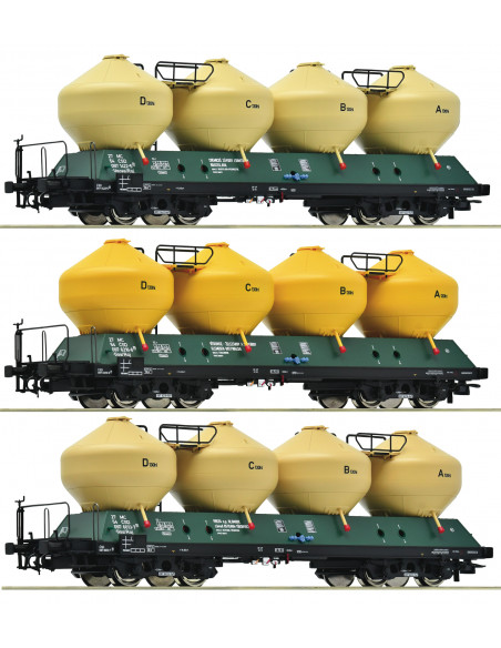 Set silo wagons Uacs CSD Ep IV HO