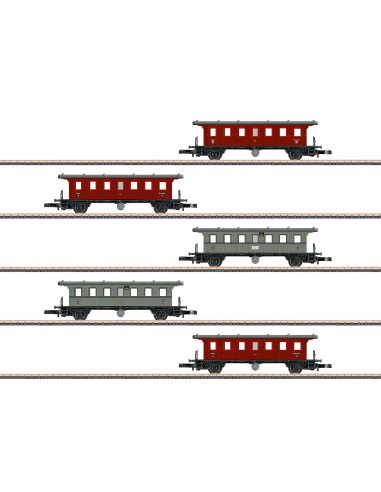 Passenger cars Württemberg K.W.St.E. Ep I Z