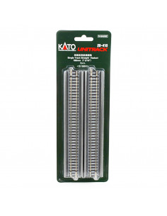 2 Tramos de vía única en viaducto de 186 mm N