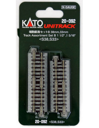 Ocho tramos via recta 33 y 38 mm N