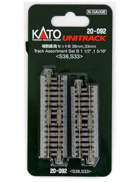 Ocho tramos via recta 33 y 38 mm N