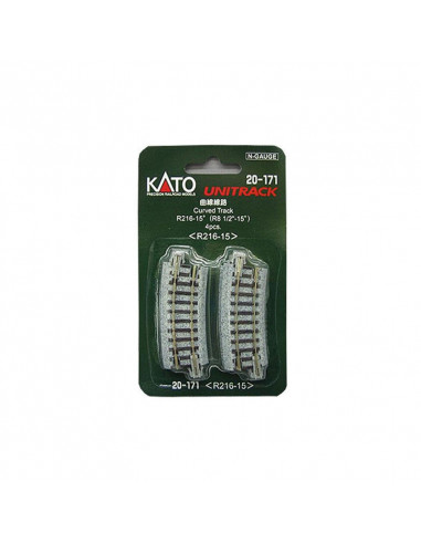 Cuatro tramos via Curva 216 mm 15º N