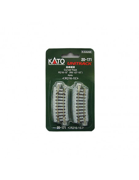 Cuatro tramos via Curva 216 mm 15º N