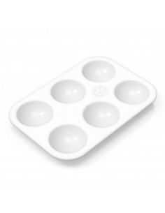 Plastische Malpaletten 6 Hohlräumen