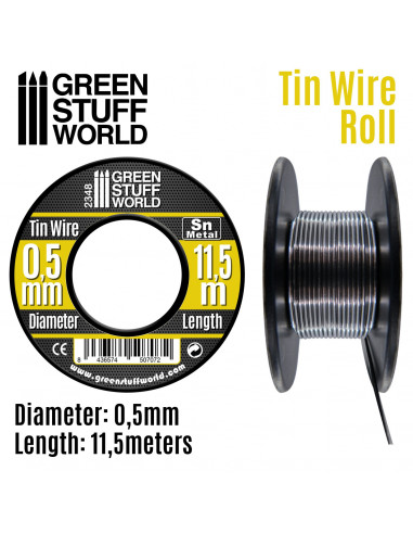 Flexibler Zinndraht 0.5mm