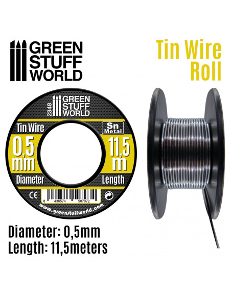 Flexibler Zinndraht 0.5mm