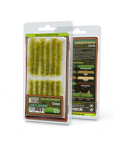 Grass Strips 12 mm Light Green