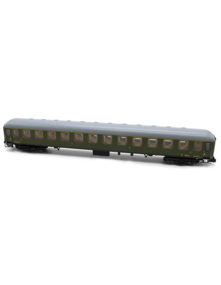 Coche 2ª Clase BB-8550 original Renfe verde PreUIC Ep III N