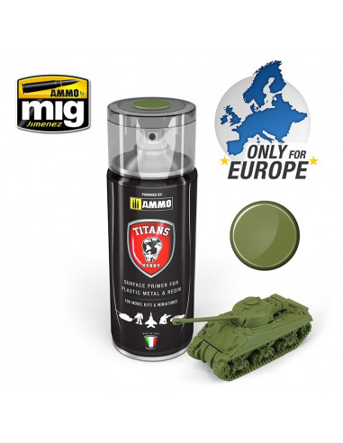 TITANS HOBBY Imprimación Verde Militar Mate