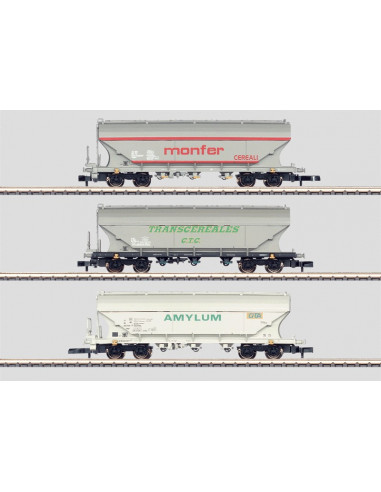 Set tolvas de cereales SNCF SNCB FS Ep IV Z