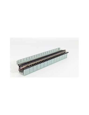 Kato 20-472 N Scale Curved Deck Girder Bridge Gray 481mm 19" Radius 15