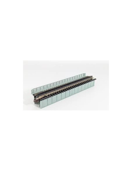 Kato 20-472 N Scale Curved Deck Girder Bridge Gray 481mm 19" Radius 15