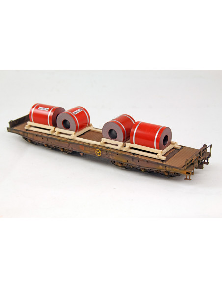 Cargas siderurgicas de bobinas paletizadas HO