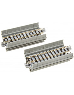Dos tramos via recta en viaducto de 62 mm Kato Unitrack N