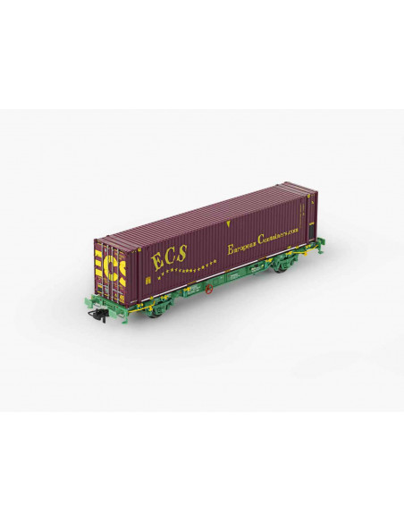 Container wagon TRANSFESA ECS Lgss de 45 Ep VI HO