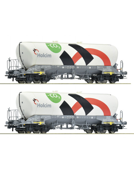 Set of two wagons silo Holcim Ep VI HO
