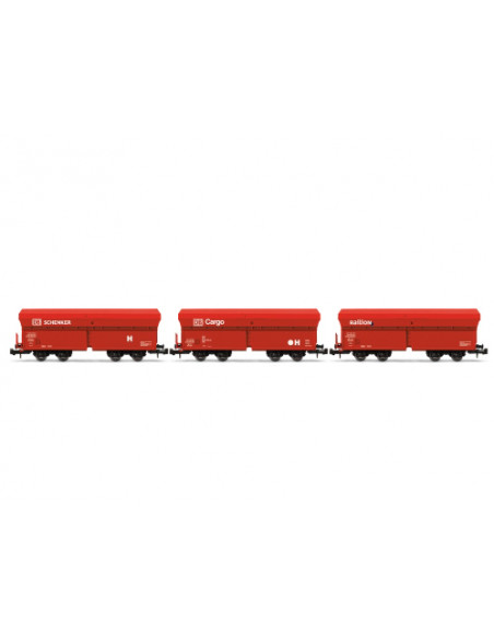Set open wagons DB Cargo Shencker Railion Fals 175 Ep VI N