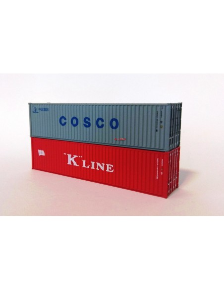 Set 2 contenedores COSCO y KLINE N