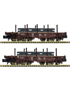 2 piece set Heavy-duty flat wagon ÖBB Ep IV N