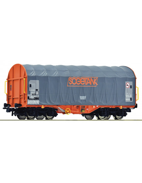 Slide tarpaulin wagon Sogetank Shimmns Ep VI HO