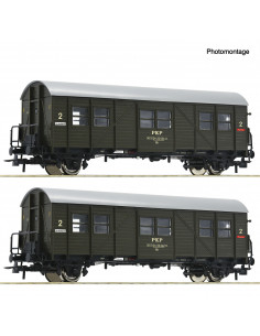 2 piece set Auxiliary passenger cars PKP Ep IV HO