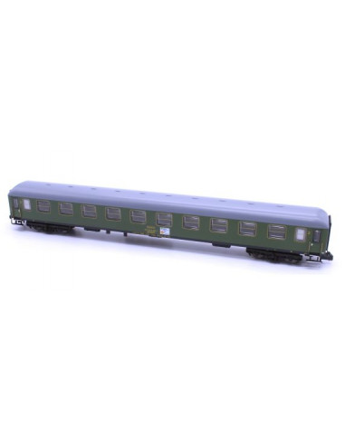 Coche 2ª clase BB-8010 Renfe Verde UIC con logo Mundial 82. Ep.IV N