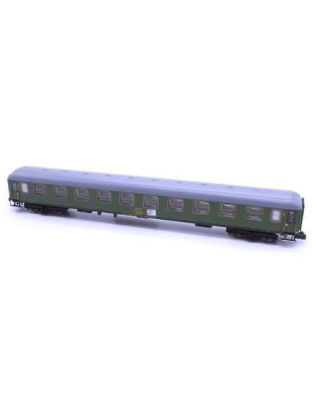 Coche 2ª clase BB-8010 Renfe Verde UIC con logo Mundial 82. Ep.IV N