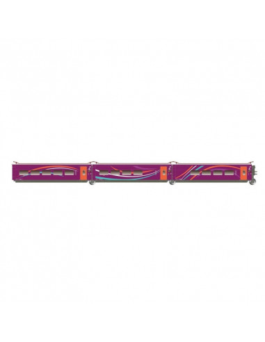 Set 3 AVLO passenger cars Renfe Ep VI HO