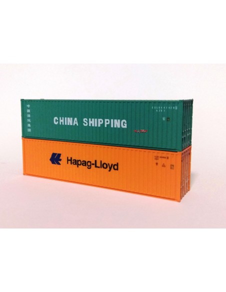 Set 2 contenedores HAPAG LLOYD y CHINA SHIPPING N