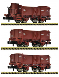 Set de 3 vagones de mercancías abiertos FS Ep II-III N