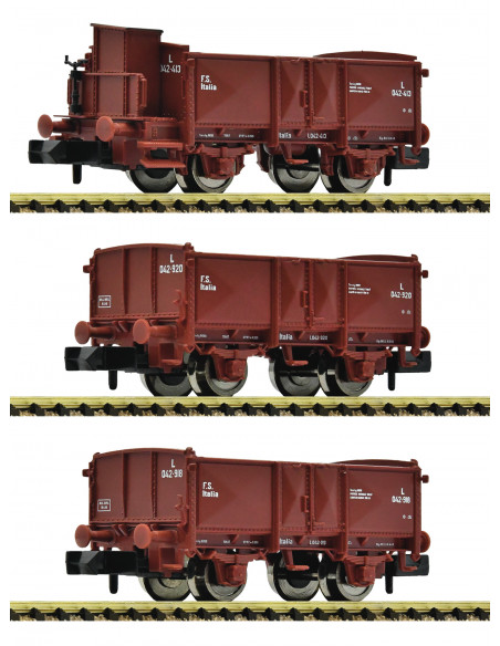 Set 3 freight open wagons FS Ep II-III N