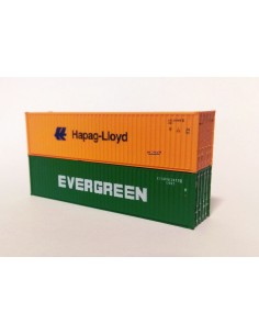 Set 2 contenedores HAPAG LLOYD y EVERGREEN N