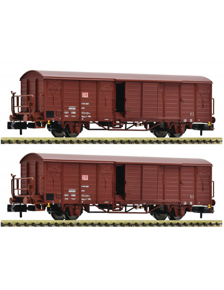 Set two closed wagons Gbsqss DB AG Ep V N