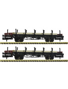 2 piece set Rail transport wagons DRB Ep II N