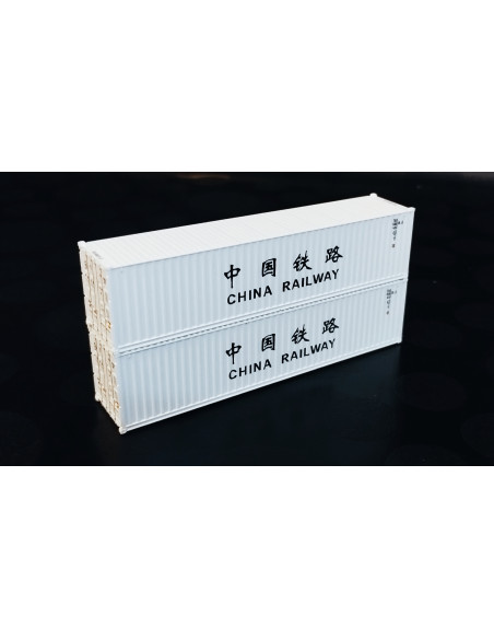 Containers 40ft High Cube China Railway weiß magnetisch N