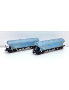 Set 2x Getreidewagen Transcereales CTC SNCF Ep V HO