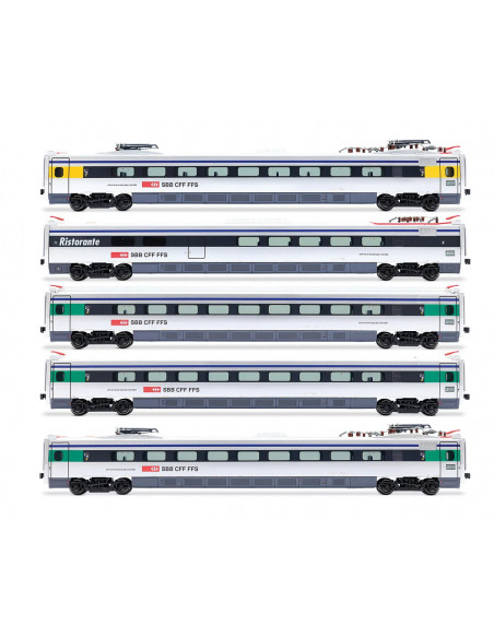 Coches intermedios ETR 470 SBB Ep VI H0