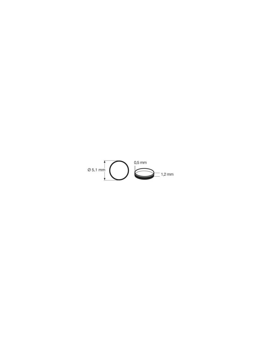 10 Aros de adherencia. 9 x 1,5 mm N