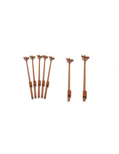 Set 10 Postes de luz simple con caja de registro N