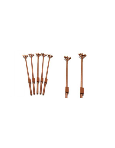 Set 10 Postes de luz simple con caja de registro N