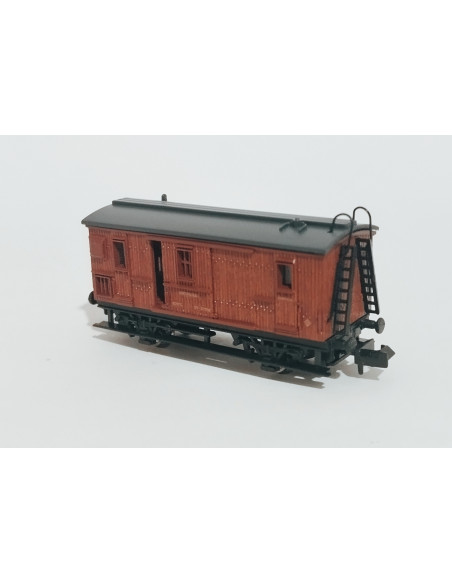 Furgon de equipajes y jefe de tren Renfe DV-30756 Ep III N