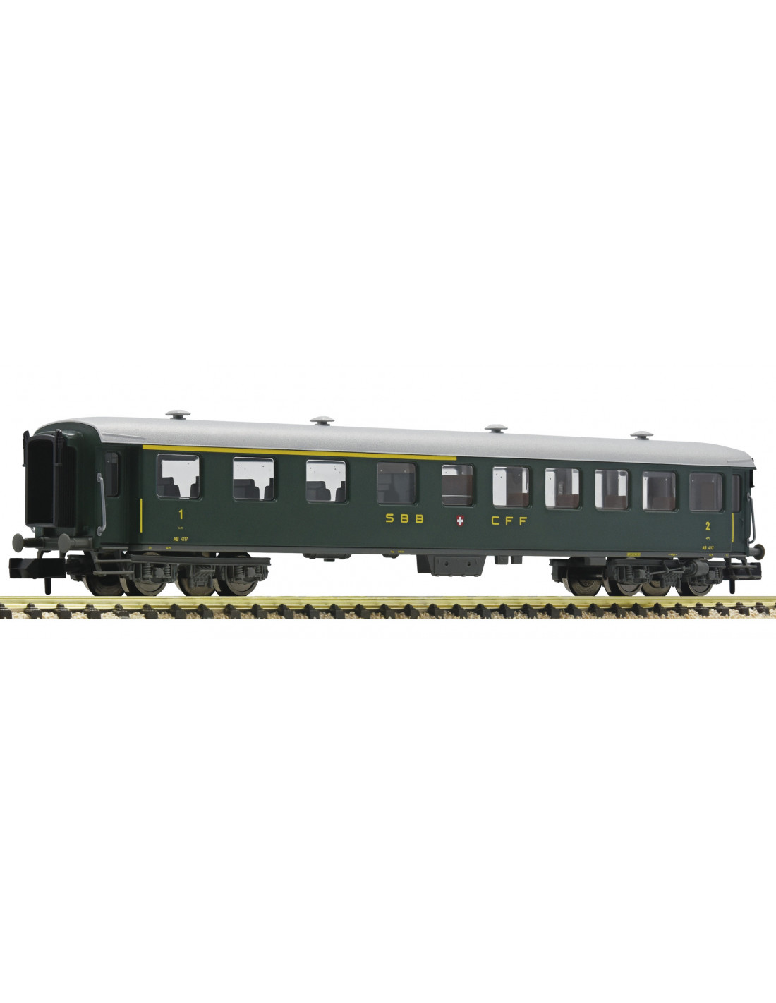 1st/2nd class express train passenger coach type AB SBB Ep III N