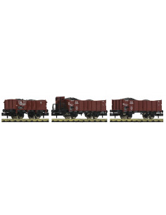 Set de 3 vagones de carbon DRB Ep II N