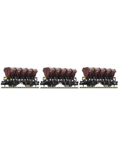 Set vagones con volquetes basculantes Ommi 51 DB Ep III N