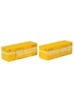 Set de dos contenedores RhB Die Post N